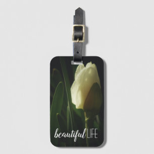 Etiqueta Para Maletas Fotografía de Daffodil Vida Hermosa