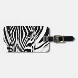 Etiqueta Para Maletas Fotografía de la fauna de cebra animal Africa Safa