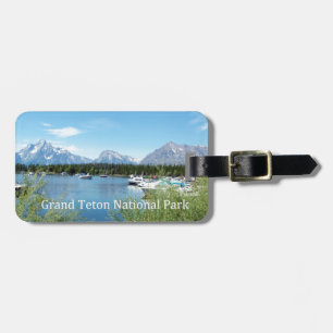 Etiqueta Para Maletas Fotografía del paisaje del Parque Nacional Grand T