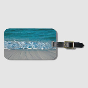 Etiqueta Para Maletas Fotografía EN LA PLAYA + tus ideas