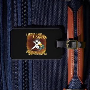 Etiqueta Para Maletas Fotografía - La vida como un fotógrafo de cámara
