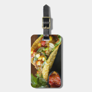 Etiqueta Para Maletas fotografía mexicana deliciosa del Tacos
