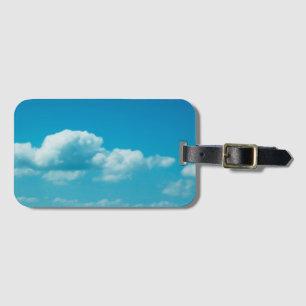 Etiqueta Para Maletas Fotografía - nubes en el cielo + tus ideas