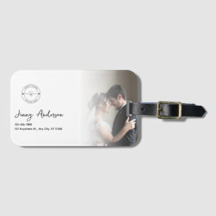 Etiqueta Para Maletas Fotógrafo Boda de marca personalizado