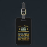 Etiqueta Para Maletas Fotógrafo inspirador desarrollado desde negativo<br><div class="desc">La vida es como la fotografía. Si las cosas no salen bien, tómate otro tiro. Diseño de citas inspiradoras y motivacionales para fotógrafos. Guay dice y mercadería de slogan para los que les gusta tomar fotos, miembro del club de fotografía. Diseño vintage y angustiado para fotógrafos aficionados o profesionales que...</div>