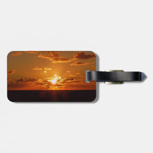 Etiqueta Para Maletas Fotos de la salida del sol y de la puesta del sol