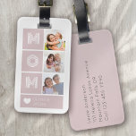 Etiqueta Para Maletas Fotos de Rubor Pink We Love You Mom<br><div class="desc">Vive tu equipaje con este diseño personalizado perfecto para los viajeros</div>