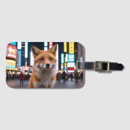 Etiqueta Para Maletas Fox en Times Square