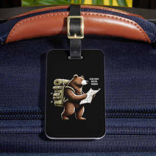 Etiqueta Para Maletas Foxtrot Delta Tango Funny Bear