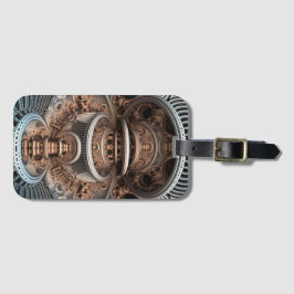 Etiqueta Para Maletas Fractal