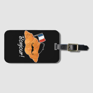 Etiqueta Para Maletas Francohil de la bandera de Francia