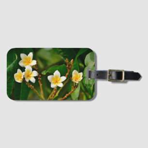Etiqueta Para Maletas Frangipani amarillo