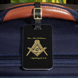 Etiqueta Para Maletas Freemason