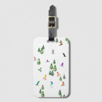 Freeride Snowboarder Ilustracion Snowboarding