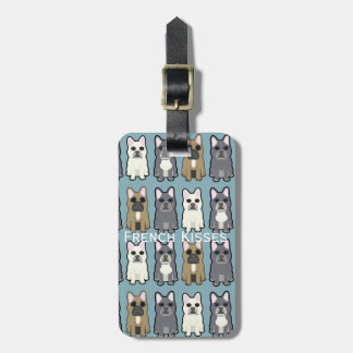 Etiqueta Para Maletas French Kisses, Frenchies