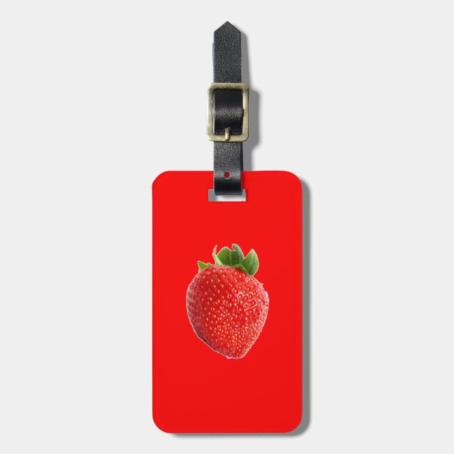Etiqueta Para Maletas Fresa de verano (Frente Vertical)