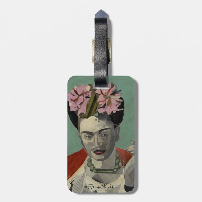 Etiqueta Para Maletas Frida Kahlo por Garcia Villegas (Atrás Vertical)
