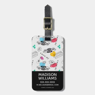 Etiqueta Para Maletas FRIENDS™   Patrón de Iconos