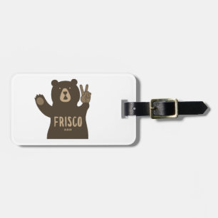 Etiqueta Para Maletas Frisco Colorado Peace Bear