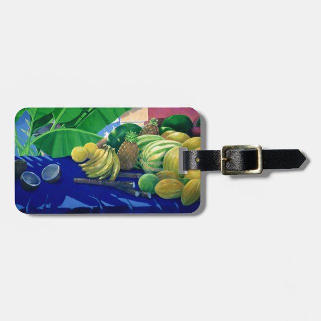 Etiqueta Para Maletas Fruta tropical (Frente Horizontal)