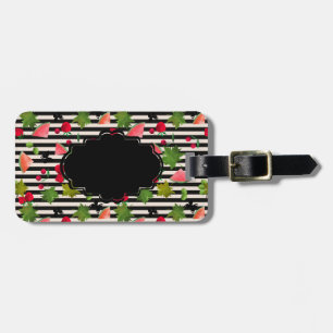 Etiqueta Para Maletas Frutas frescas sin foco Berries Personalizado de a