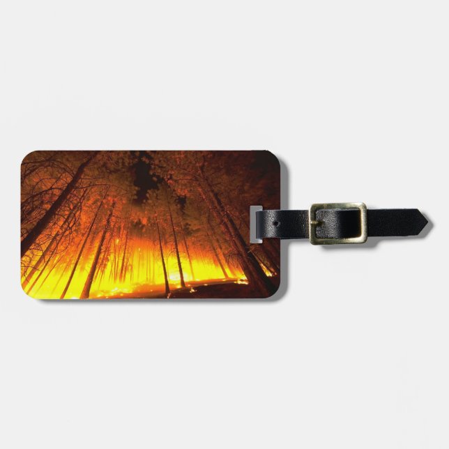 Etiqueta Para Maletas Fuego forestal (Frente Horizontal)