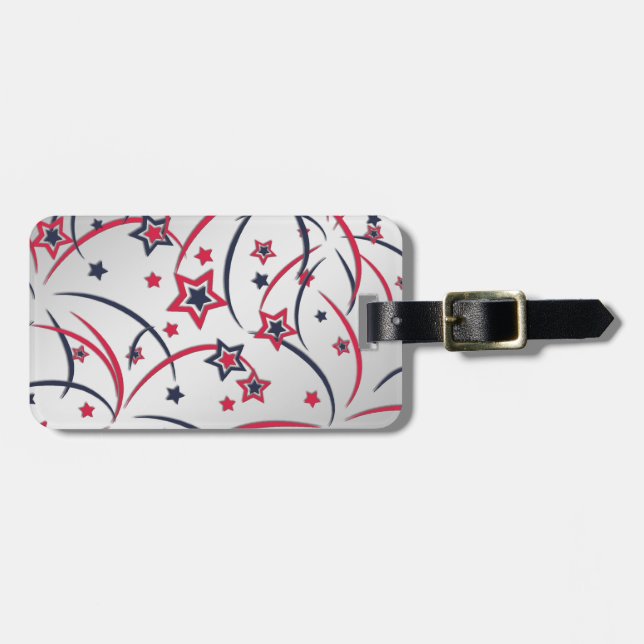 Etiqueta Para Maletas Fuegos artificiales (Frente Horizontal)