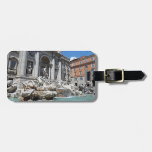 Etiqueta Para Maletas Fuente Roma del Trevi