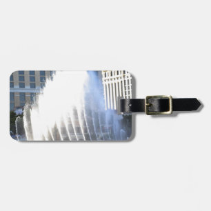 Etiqueta Para Maletas Fuentes y arquitectura a lo largo del Str de Las