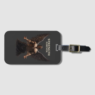 Etiqueta Para Maletas Fuerza por Siempre Diseño Dark Angel – Motivaciona