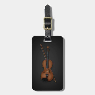 Etiqueta Para Maletas Funda de instrumentos Personalizado Trompe L'oeil 