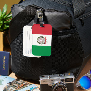 Etiqueta Para Maletas Funda de teléfono con bandera de Italia