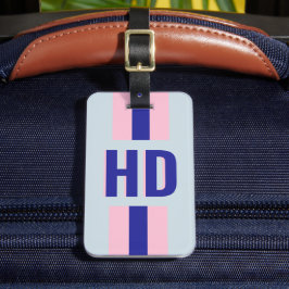 Etiqueta Para Maletas Funda de teléfono retro vintage con monograma de s