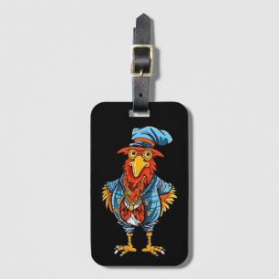 Etiqueta Para Maletas Funny Bossy Personalizado Rooster