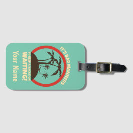 Etiqueta Para Maletas Funny Custom Name Travel Backpacker Lumaleta Etiqu