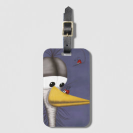 Etiqueta Para Maletas Funny Egret Personalizado