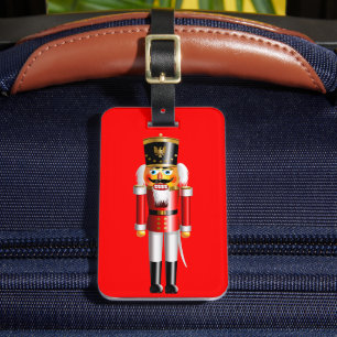 Etiqueta Para Maletas Funny Nutcracker Toy Soldier