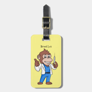 Etiqueta Para Maletas Funny orangutan ape personalizado médica