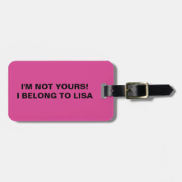 ETIQUETA PARA MALETAS FUNNY PERSONALIZADO
