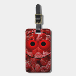 Etiqueta Para Maletas Funny Raspberry Emoticon