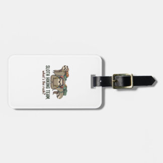 Etiqueta Para Maletas Funny Sloth Hiking Classic T-Shirt_5