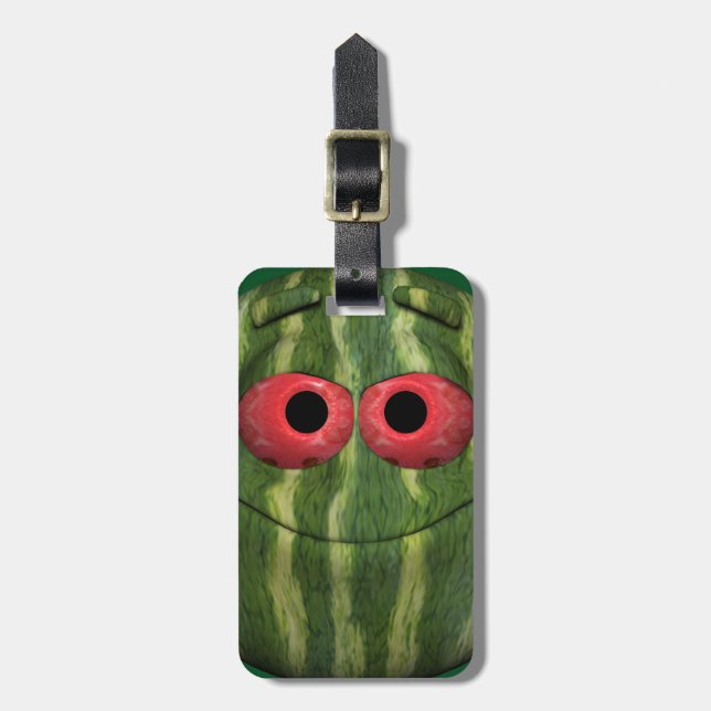 Etiqueta Para Maletas Funny Watermelon (Frente Vertical)