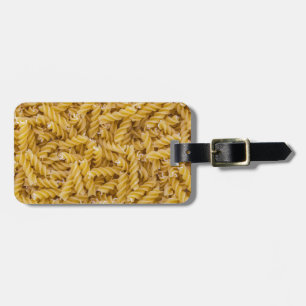 Etiqueta Para Maletas Fusilli pasta macro como fondo