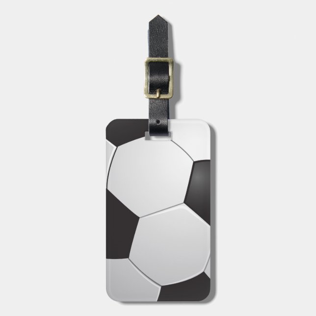 Etiqueta Para Maletas Fútbol (Frente Vertical)