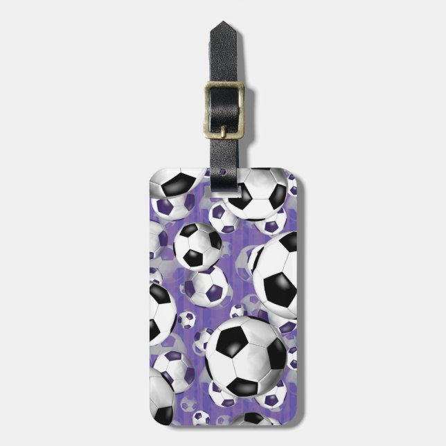 Etiqueta Para Maletas Fútbol balz. chicas (Frente Vertical)