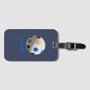 Etiqueta Para Maletas Fútbol Croacia