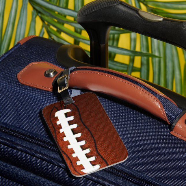 Etiqueta Para Maletas Fútbol retro (Anverso In situ 1)