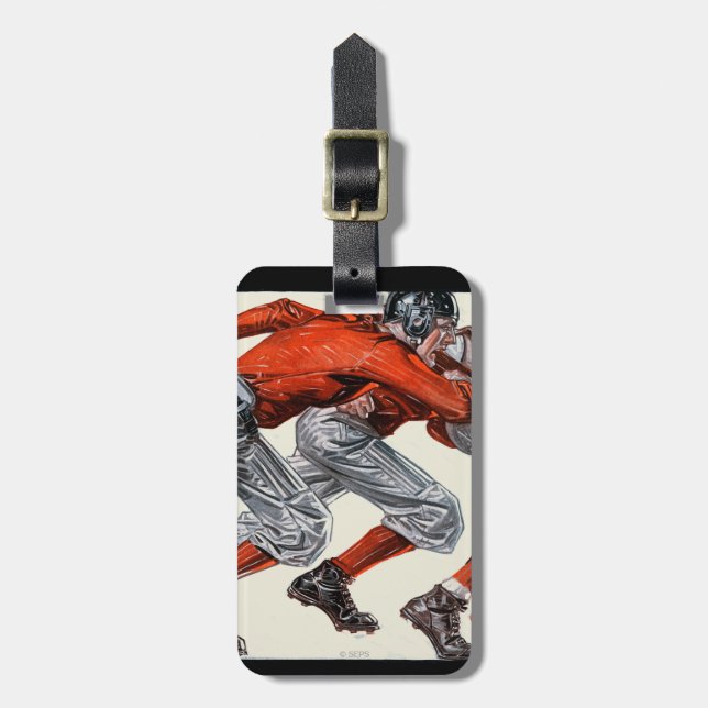 Etiqueta Para Maletas Futbolistas (Frente Vertical)