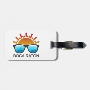 Etiqueta Para Maletas Gafas de sol Boca Raton Florida