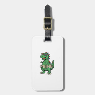 Etiqueta Para Maletas Gafas de sol de dinosaurio vintage camiseta de dib
